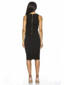 Best Pirce 👍 ALEXIA ADMOR Taylor 👗 Dress ⌛ -ALEXIA ADMOR Shop D3193 BLACK 3 scaled