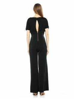 Promo ⌛ ALEXIA ADMOR Wide Leg Jumpsuit 👏 -ALEXIA ADMOR Shop D3328 BLACK3 scaled
