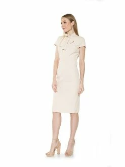 Best reviews of 🤩 ALEXIA ADMOR Carolina 👗 Dress 🛒 -ALEXIA ADMOR Shop D3340 CREAM 2 scaled