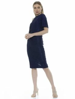 Cheap ✨ ALEXIA ADMOR Tayla Lace 👗 Dress ⌛ -ALEXIA ADMOR Shop D3342A NAVY 2 scaled