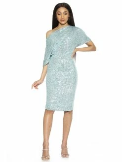 Best Sale 🌟 ALEXIA ADMOR Olivia Sequin 👗 Dress 🔥