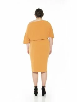 New ⌛ ALEXIA ADMOR Olivia 👗 Dress - Plus Size 🔥 -ALEXIA ADMOR Shop D3342PLS ALMOND 2 7982e86b 4c65 4bbc 9720 ed81f25b7db4