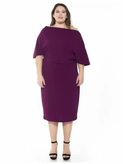 New ⌛ ALEXIA ADMOR Olivia 👗 Dress - Plus Size 🔥 -ALEXIA ADMOR Shop D3342PLS PLUMTASTIC 1