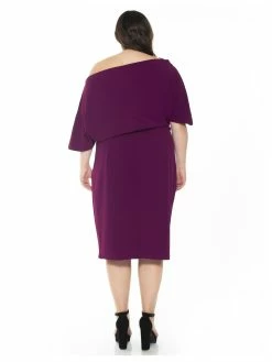 New ⌛ ALEXIA ADMOR Olivia 👗 Dress - Plus Size 🔥 -ALEXIA ADMOR Shop D3342PLS PLUMTASTIC 2