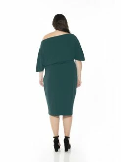 New ⌛ ALEXIA ADMOR Olivia 👗 Dress - Plus Size 🔥 -ALEXIA ADMOR Shop D3342PLS TEAL 2