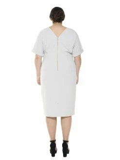 Deals 👏 ALEXIA ADMOR Jacqueline 👗 Dress - Plus Size 🧨 -ALEXIA ADMOR Shop D3396PLS SLATE 3
