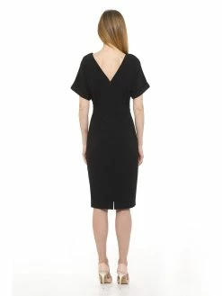 Wholesale ⭐ ALEXIA ADMOR Jacqueline Midi 👗 Dress 🔔 -ALEXIA ADMOR Shop D3396 BLACK 2