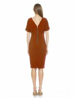 Wholesale ⭐ ALEXIA ADMOR Jacqueline Midi 👗 Dress 🔔 -ALEXIA ADMOR Shop D3396 COPPER 3