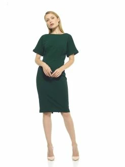 Wholesale ⭐ ALEXIA ADMOR Jacqueline Midi 👗 Dress 🔔 -ALEXIA ADMOR Shop D3396 EMRLD scaled