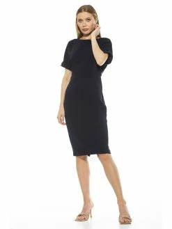 Wholesale ⭐ ALEXIA ADMOR Jacqueline Midi 👗 Dress 🔔 -ALEXIA ADMOR Shop D3396 NAVY 2 scaled