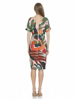 Wholesale ⭐ ALEXIA ADMOR Jacqueline Midi 👗 Dress 🔔 -ALEXIA ADMOR Shop D3396 PAINT TROPIC 3