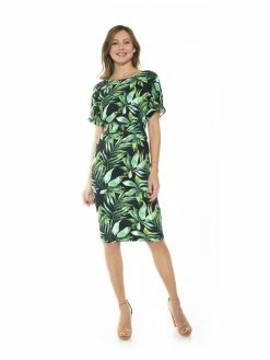 Wholesale ⭐ ALEXIA ADMOR Jacqueline Midi 👗 Dress 🔔 -ALEXIA ADMOR Shop D3396 TROPICALPAL 1