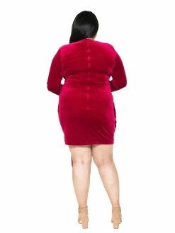 Best reviews of 🎁 ALEXIA ADMOR Juliana 👗 Dress - Plus Size 🎁 -ALEXIA ADMOR Shop D3464PLS Raspberry 3