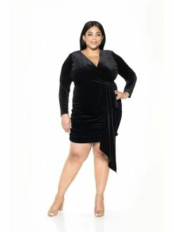 Best reviews of 🎁 ALEXIA ADMOR Juliana 👗 Dress - Plus Size 🎁 -ALEXIA ADMOR Shop D3464PLS BLACK 1 scaled