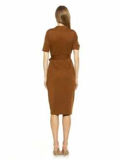 Best reviews of 🔥 ALEXIA ADMOR Reston 👗 Dress 🔔 -ALEXIA ADMOR Shop D3517A BRN 3 scaled
