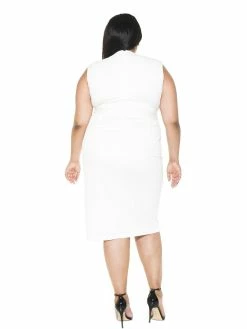 Top 10 😍 ALEXIA ADMOR Fara 👗 Dress - Plus Size 🧨 -ALEXIA ADMOR Shop D3517PLS CREAM 3w
