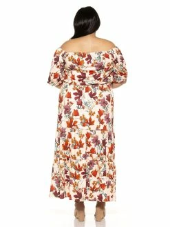 Brand new ❤️ ALEXIA ADMOR Harlow Maxi 👗 Dress - Plus Size 👍 -ALEXIA ADMOR Shop D3627PLS BLUSH MULTI 3 scaled