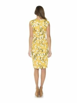Best reviews of 🎁 ALEXIA ADMOR Arianna 👗 Dress 💯 -ALEXIA ADMOR Shop D3643 MUSTARD FLOR 3 scaled