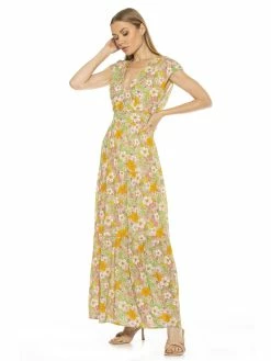 Best Pirce 👏 ALEXIA ADMOR ☀️ Summer Maxi 👗 Dress 😉 -ALEXIA ADMOR Shop D3646 60S FLORAL 2 scaled