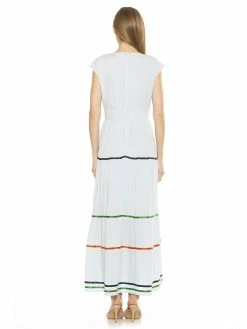 Best Pirce 👏 ALEXIA ADMOR ☀️ Summer Maxi 👗 Dress 😉 -ALEXIA ADMOR Shop D3646 HALOGEN BLUE 3 scaled
