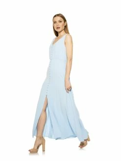 Best deal 👏 ALEXIA ADMOR Milana Maxi 👗 Dress ⌛ -ALEXIA ADMOR Shop D3669 BABY BLUE 2 scaled