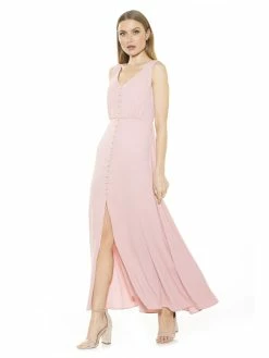 Best deal 👏 ALEXIA ADMOR Milana Maxi 👗 Dress ⌛ -ALEXIA ADMOR Shop D3669 BLUSH 2 scaled