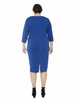 Outlet 👍 ALEXIA ADMOR Marilyn 👗 Dress - Plus Size 🎉 -ALEXIA ADMOR Shop D3692PLSLAPIS 3