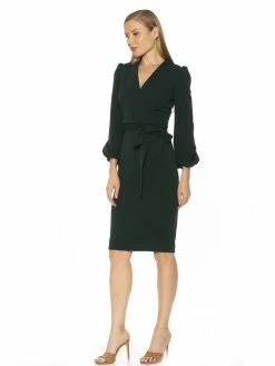 Budget 🔔 ALEXIA ADMOR Aliana 👗 Dress ⌛ -ALEXIA ADMOR Shop D3717 EMERALD 2 scaled