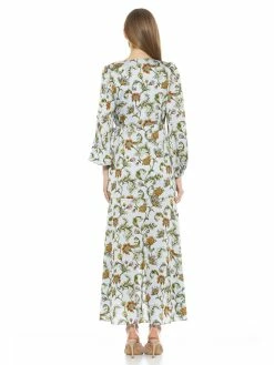 Top 10 🎁 ALEXIA ADMOR Tala Maxi 👗 Dress ⭐ -ALEXIA ADMOR Shop D3745 SLATE PAISLE 3