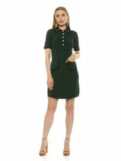 Best Sale 🎉 ALEXIA ADMOR Piper 👗 Dress ✨ -ALEXIA ADMOR Shop D3747 EMERALD