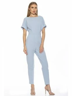 Flash Sale ✔️ ALEXIA ADMOR Sadie Jumpsuit 🔔 -ALEXIA ADMOR Shop D3787 HALOGEN BLUE 1 scaled