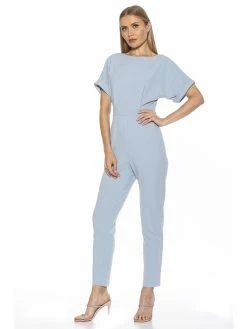 Flash Sale ✔️ ALEXIA ADMOR Sadie Jumpsuit 🔔 -ALEXIA ADMOR Shop D3787 HALOGEN BLUE 2 scaled