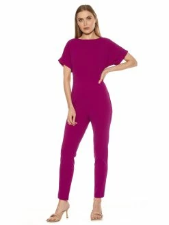 Flash Sale ✔️ ALEXIA ADMOR Sadie Jumpsuit 🔔 -ALEXIA ADMOR Shop D3787 MAGENTA 1 scaled