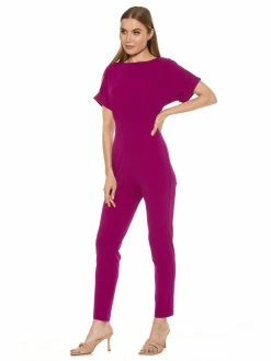 Flash Sale ✔️ ALEXIA ADMOR Sadie Jumpsuit 🔔 -ALEXIA ADMOR Shop D3787 MAGENTA 2 scaled