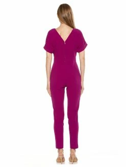 Flash Sale ✔️ ALEXIA ADMOR Sadie Jumpsuit 🔔 -ALEXIA ADMOR Shop D3787 MAGENTA 3 scaled
