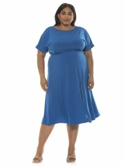 Hot Sale ⭐ ALEXIA ADMOR Lana Midi 👗 Dress - Plus Size 🥰