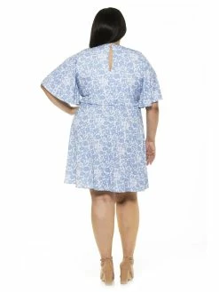 Best reviews of 🧨 ALEXIA ADMOR Oakless 👗 Dress - Plus Size 🛒 -ALEXIA ADMOR Shop D3795PLS LIGHT BLUE 3 scaled