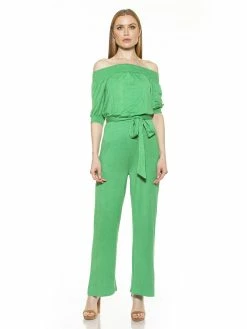 Cheap 🎁 ALEXIA ADMOR Brea Jumpsuit 😍 -ALEXIA ADMOR Shop D3800 BRIGHT GREEN 1