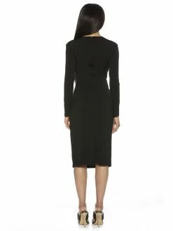 Coupon 🔔 ALEXIA ADMOR Nicolette 👗 Dress 😉 -ALEXIA ADMOR Shop D3820 BLACK3 scaled