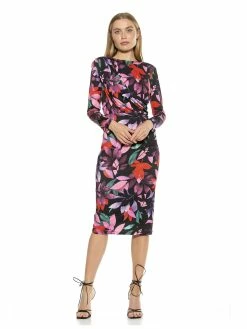 Coupon 🔔 ALEXIA ADMOR Nicolette 👗 Dress 😉 -ALEXIA ADMOR Shop D3820 NEON FLORAL 1