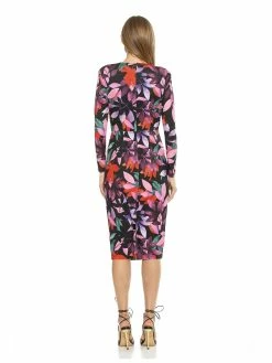 Coupon 🔔 ALEXIA ADMOR Nicolette 👗 Dress 😉 -ALEXIA ADMOR Shop D3820 NEON FLORAL 3