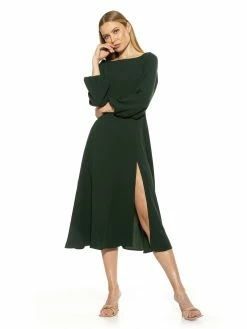 Best Pirce 🔔 ALEXIA ADMOR Bubble Midi 👗 Dress 🌟 -ALEXIA ADMOR Shop D3828 GRN 2 1eedca67 c19e 4c9a a067 7aff0d690d6d scaled