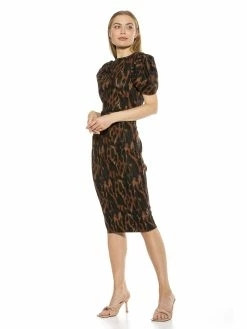 Wholesale 😍 ALEXIA ADMOR Valentina 👗 Dress 🧨 -ALEXIA ADMOR Shop D3836 ABSTRACT LEO 2 scaled