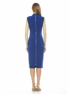 Best deal 🔥 ALEXIA ADMOR Sofia Midi 👗 Dress 🥰 -ALEXIA ADMOR Shop D3838 LAPIS 3 scaled