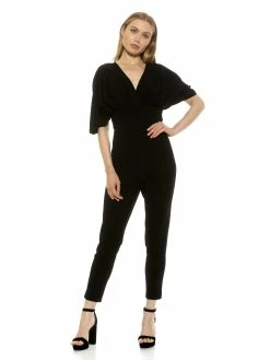 Top 10 🎉 ALEXIA ADMOR Cameron Jumpsuit 🎉 -ALEXIA ADMOR Shop D3843 BLACK 1 scaled