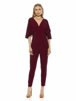 Top 10 🎉 ALEXIA ADMOR Cameron Jumpsuit 🎉 -ALEXIA ADMOR Shop D3843 BUR 1 scaled