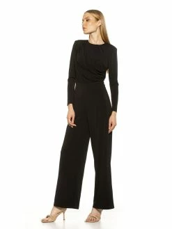 Best Sale 🛒 ALEXIA ADMOR Milan Jumpsuit 🔥 -ALEXIA ADMOR Shop D3844 BLACK scaled