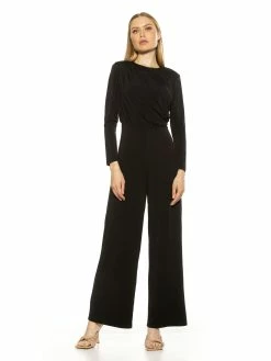 Best Sale 🛒 ALEXIA ADMOR Milan Jumpsuit 🔥 -ALEXIA ADMOR Shop D3844 BLACK 1 scaled