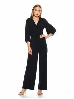 Top 10 🌟 ALEXIA ADMOR Kara Jumpsuit ✔️ -ALEXIA ADMOR Shop D3845 BLACK 1 scaled