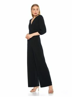 Top 10 🌟 ALEXIA ADMOR Kara Jumpsuit ✔️ -ALEXIA ADMOR Shop D3845 BLACK 2 scaled